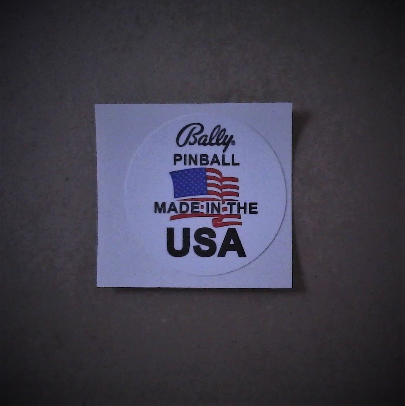 Bally Indianapolis 500 Pinball Machine Factory Upper Playfield Glass Decal Bally Indianapolis 500 Pinball Machine Factory Upper Playfield Glass Decal