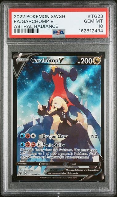 PSA 10 Garchomp V TG23/TG30 Astral Radiance Trainer Gallery Pokemon GEM MINT PSA 10 Garchomp V TG23/TG30 Astral Radiance Trainer Gallery Pokemon GEM MINT