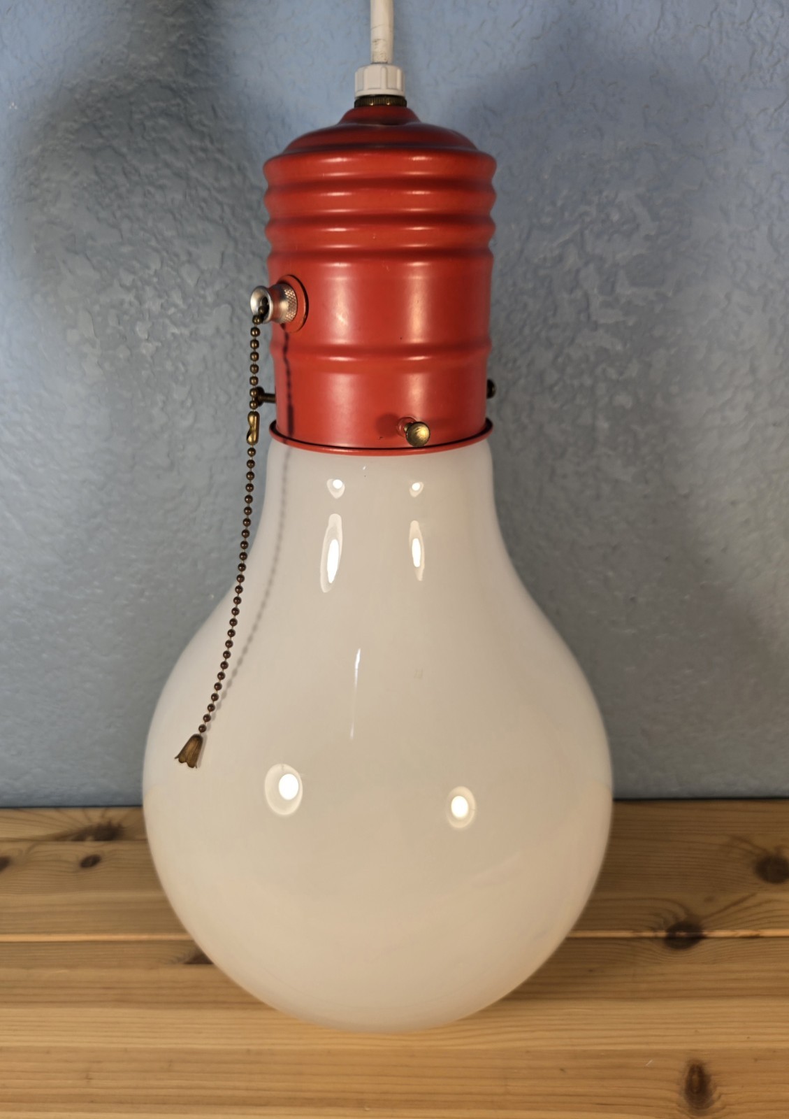 VTG Ingo Maurer Design Pop Art Pendant Giant Light Bulb Lamp Mid Century Modern VTG Ingo Maurer Design Pop Art Pendant Giant Light Bulb Lamp Mid Century Modern