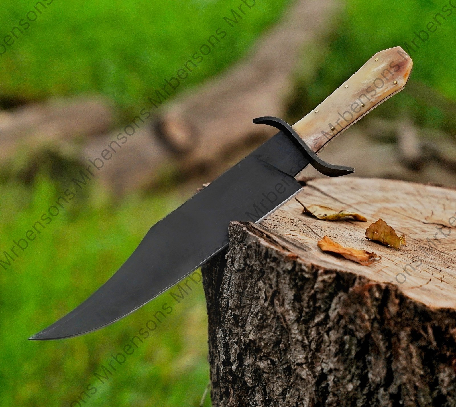 Vintage Frontier Juan Padilla Bowie Knife Handmade Bone Handle Collectible Gift. Vintage Frontier Juan Padilla Bowie Knife Handmade Bone Handle Collectible Gift.