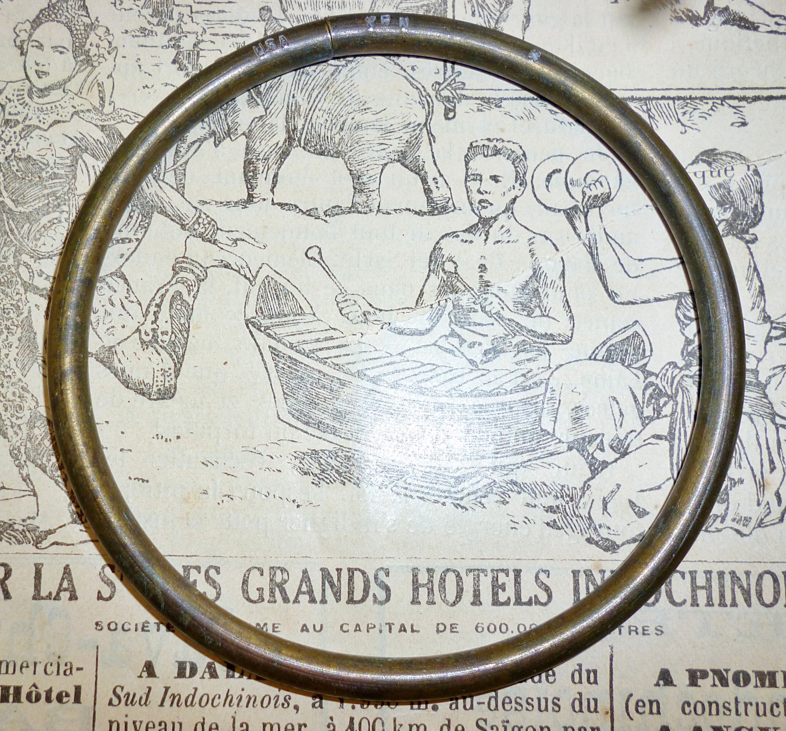 KEN - USA SPECIAL FORCES - Nung Gifted - Loyalty Bracelet - Vietnam War - Q.145 KEN - USA SPECIAL FORCES - Nung Gifted - Loyalty Bracelet - Vietnam War - Q.145