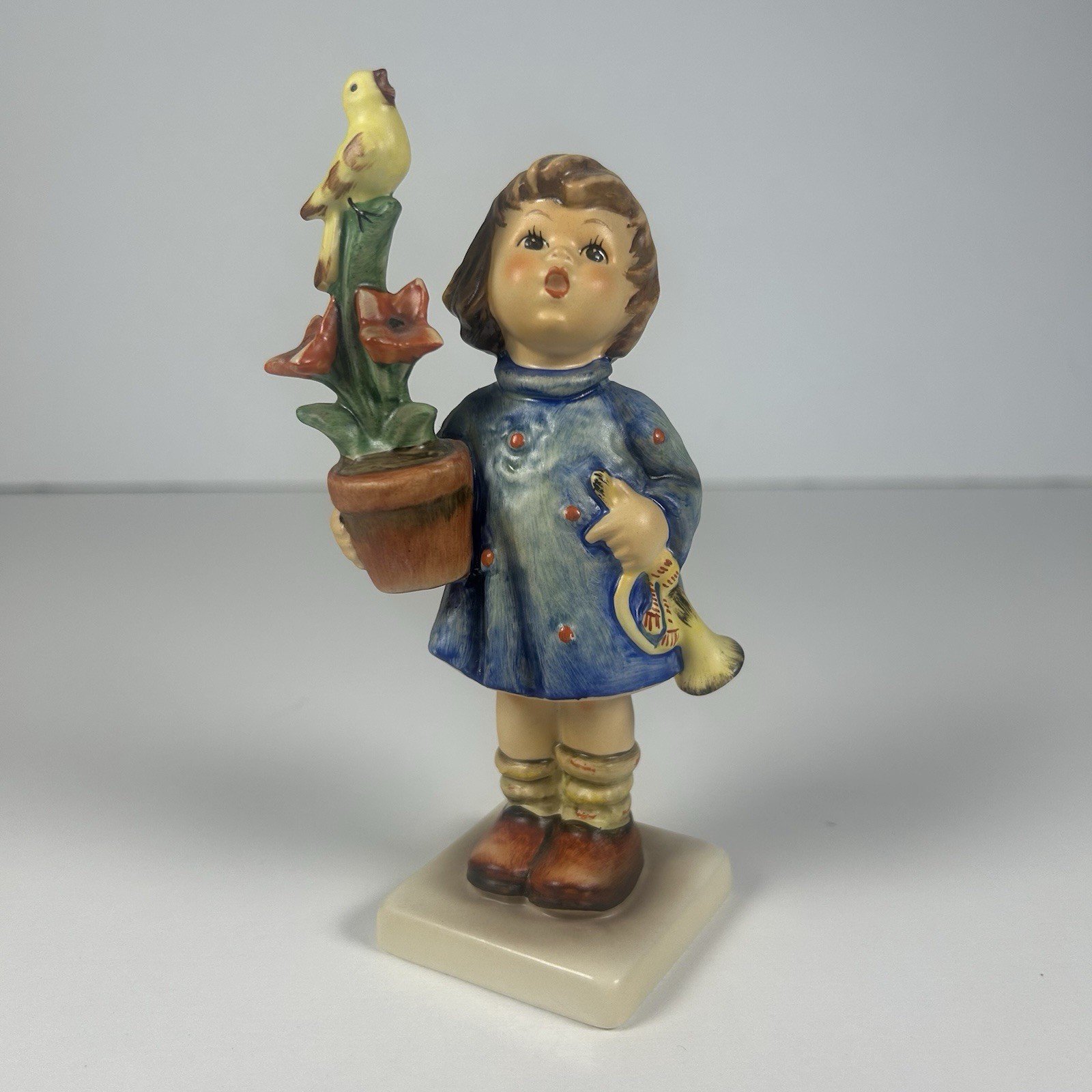 Goebel Hummel #17/0 Congratulations Final Issue Little Girl Figurine 1971 Vintag Goebel Hummel #17/0 Congratulations Final Issue Little Girl Figurine 1971 Vintag