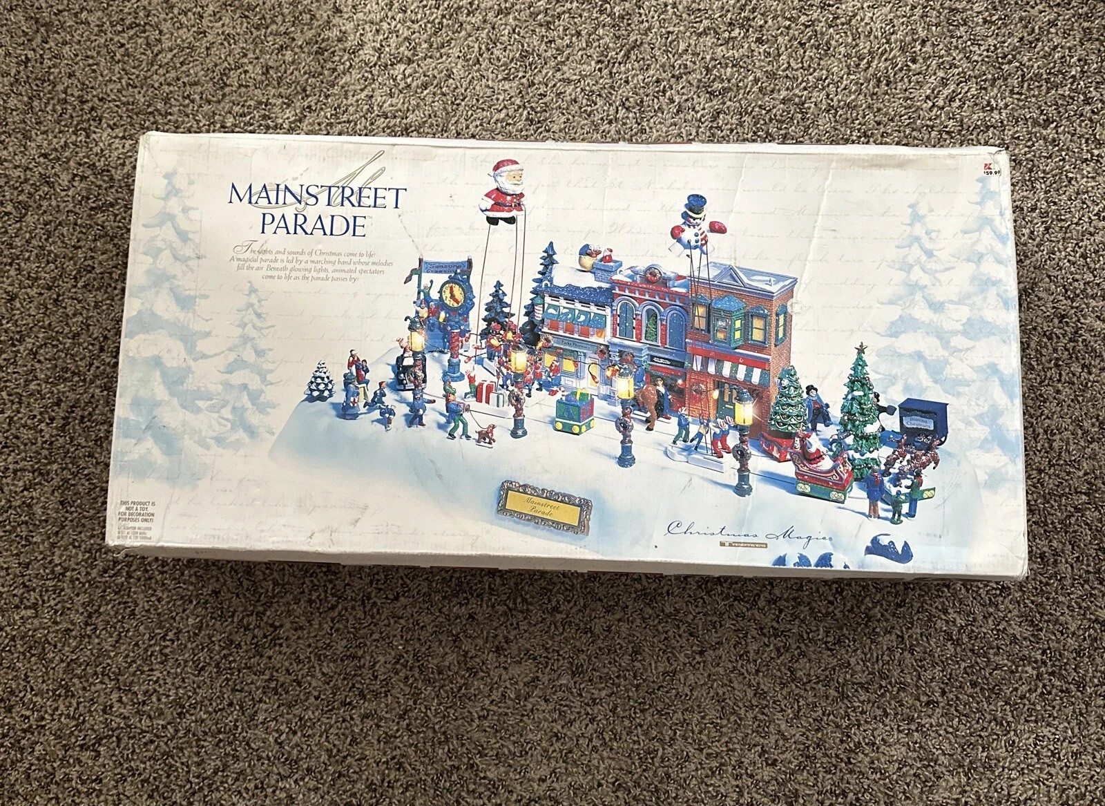 Vintage Trendmasters 1998 Main Street Parade Christmas VILLAGE Decor Collectible