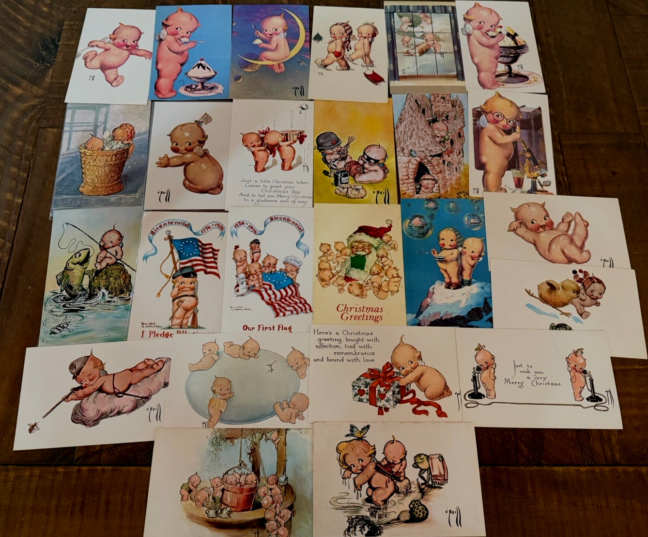 Mixed ~LOT OF 25 ~Vintage~KEWPIES~POSTCARDS~ Various Publishers~UNPOSTED~s796 Mixed ~LOT OF 25 ~Vintage~KEWPIES~POSTCARDS~ Various Publishers~UNPOSTED~s796