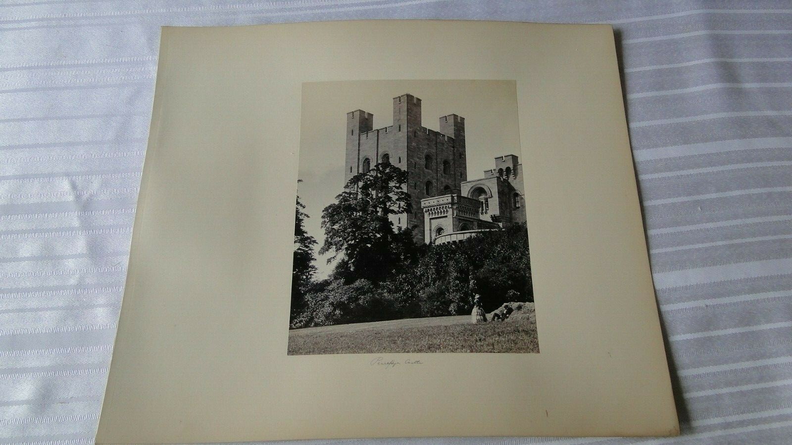 Vintage 19th Century British Albumen Photo Unknown Castle