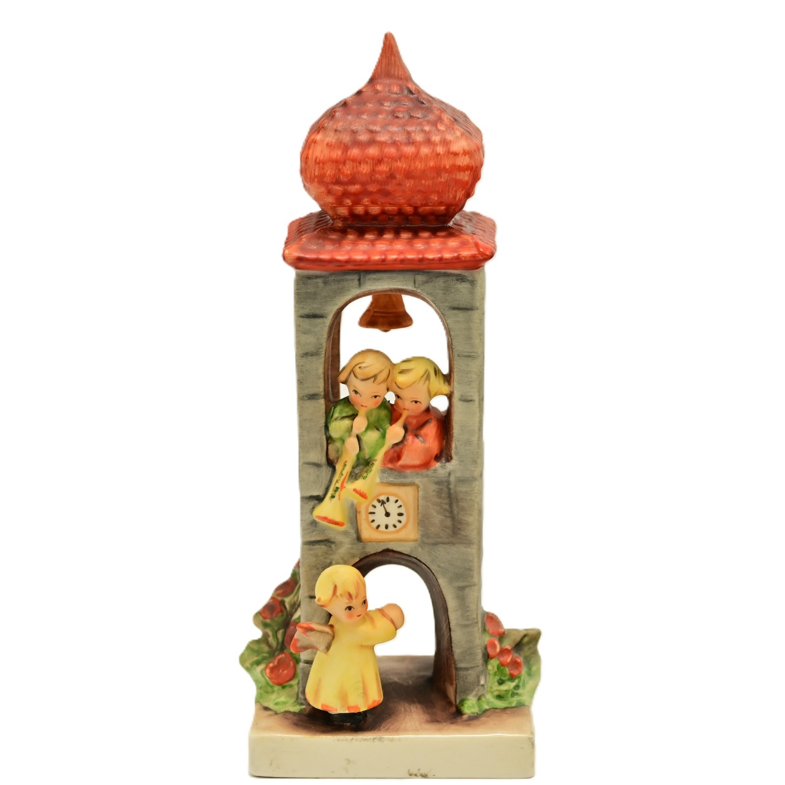 GOEBEL Hummel Original Vintage Signed Bell Tower Angel Sculpture Figurine Statue GOEBEL Hummel Original Vintage Signed Bell Tower Angel Sculpture Figurine Statue