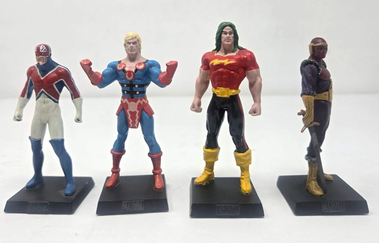 Lot of 4 Eaglemoss MARVEL Figures Captain Britain Ikaris Doc Samson Baron Zemo Lot of 4 Eaglemoss MARVEL Figures Captain Britain Ikaris Doc Samson Baron Zemo