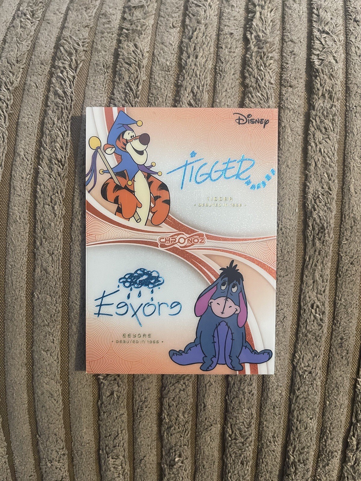 2026 Disney Chronoz Cardfun Orange Winnie The Pooh Tigger Eeyore Dual Auto 21/30 2026 Disney Chronoz Cardfun Orange Winnie The Pooh Tigger Eeyore Dual Auto 21/30