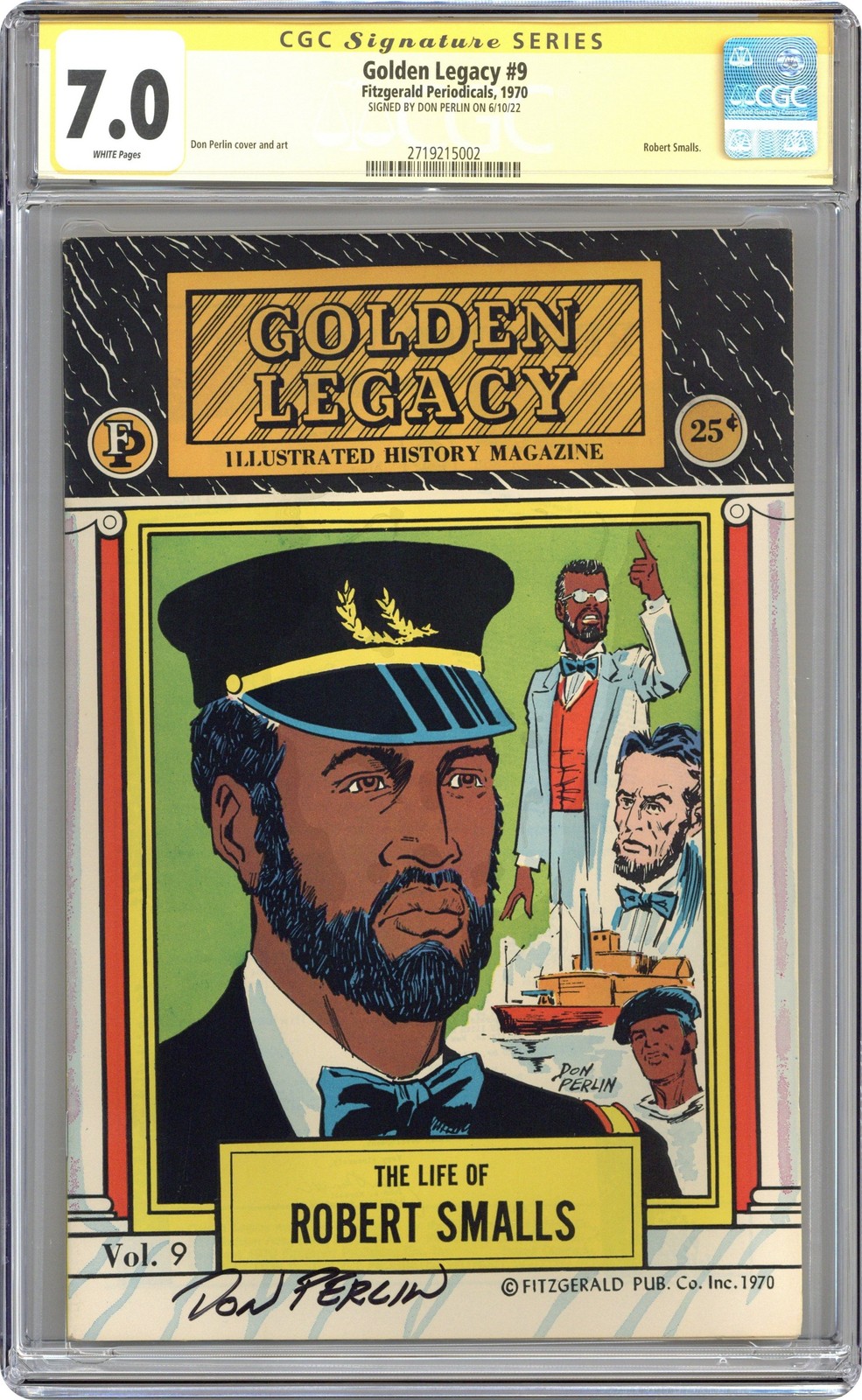 Golden Legacy #9 CGC 7.0 SS Perlin 1970 2719215002 Golden Legacy #9 CGC 7.0 SS Perlin 1970 2719215002
