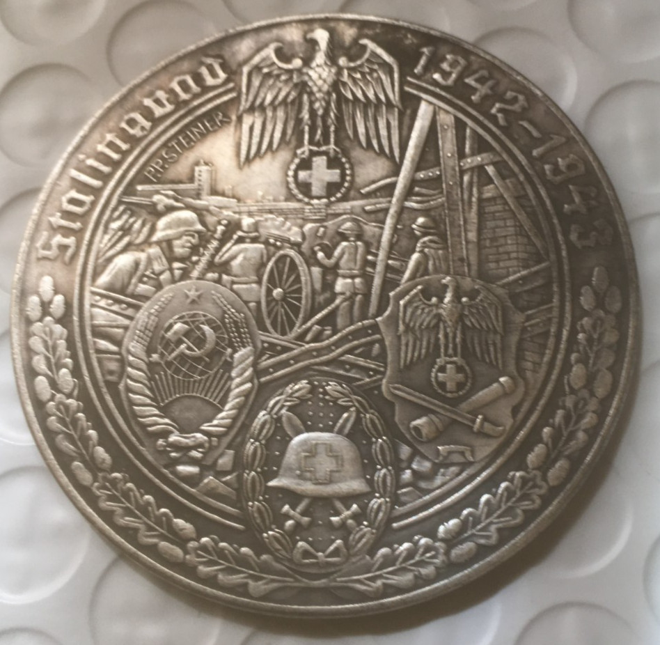 German coin  token restrike 50mm rare  1939-1945 #11