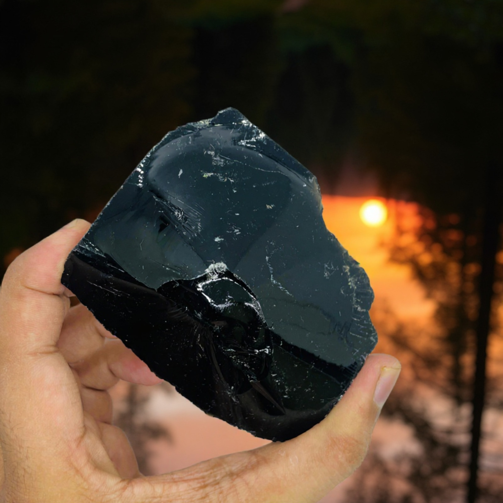 Rough Black Obsidian Raw Crystal Gemstone 550-650CT Protective Meditatio Stone Rough Black Obsidian Raw Crystal Gemstone 550-650CT Protective Meditatio Stone