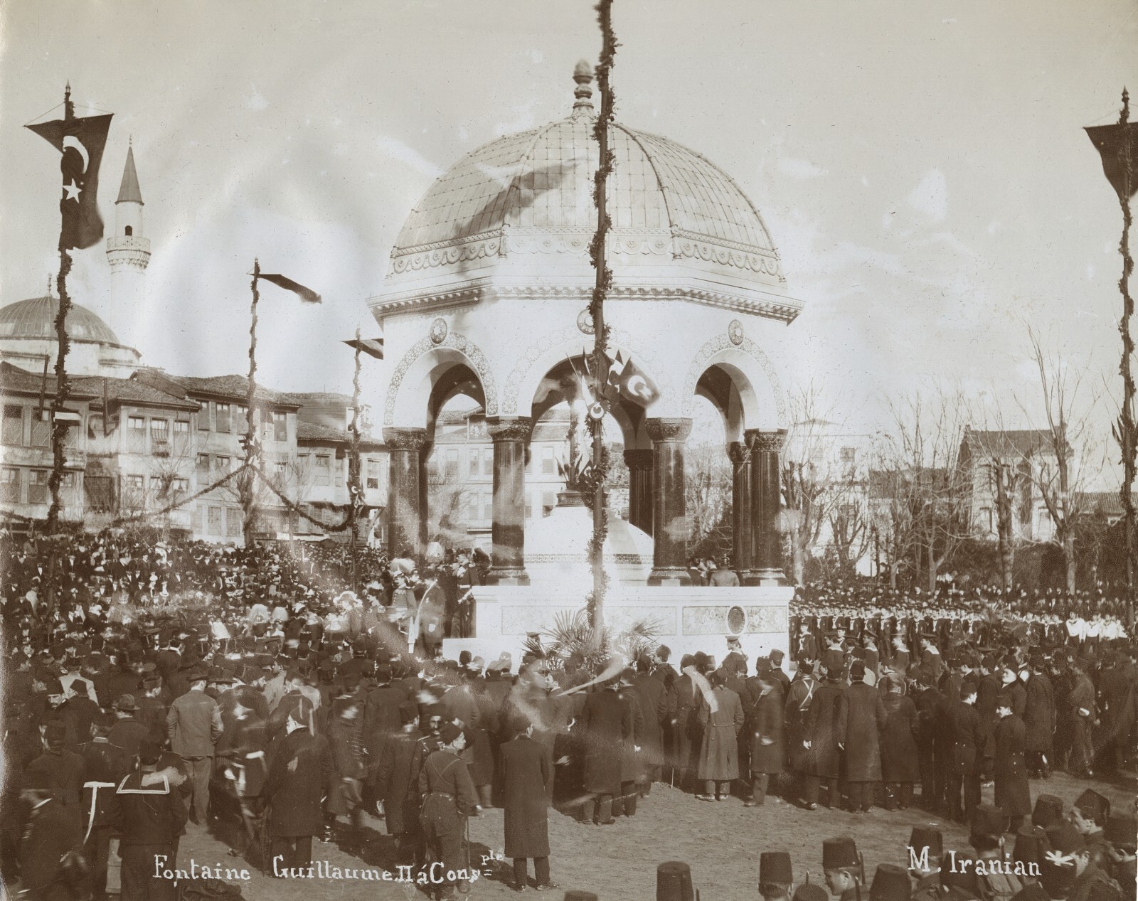 c. 1890's German Fountain, Istanbul, Turkey Photograph by MIHRAN IRANIAN