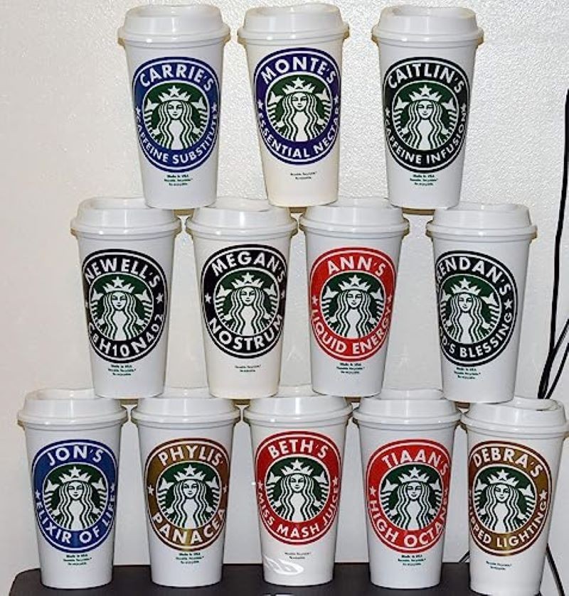 Personalized Starbucks Reusable Hot Cup 16oz - Custom Name Personalized Starbucks Reusable Hot Cup 16oz - Custom Name