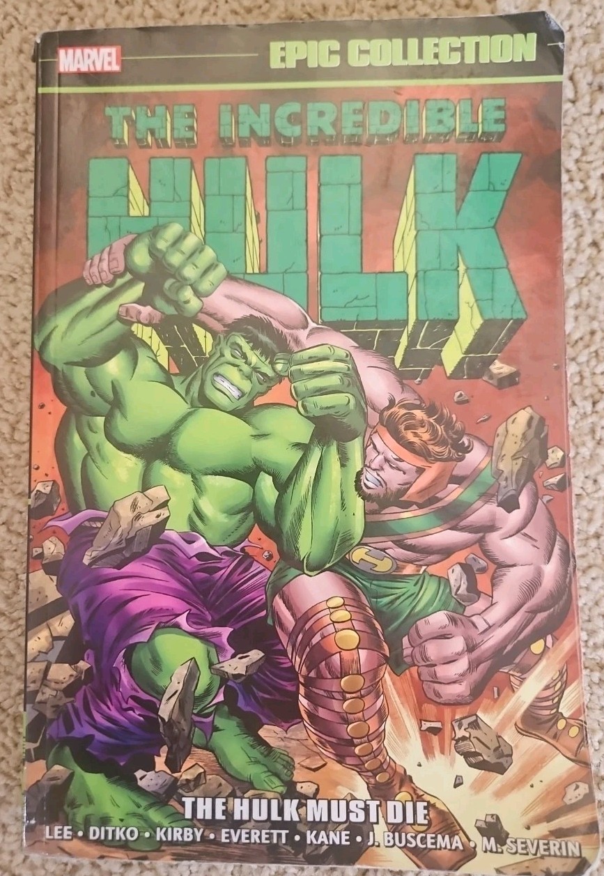 INCREDIBLE HULK EPIC COLLECTION: THE HULK MUST DIE OOP MARVEL