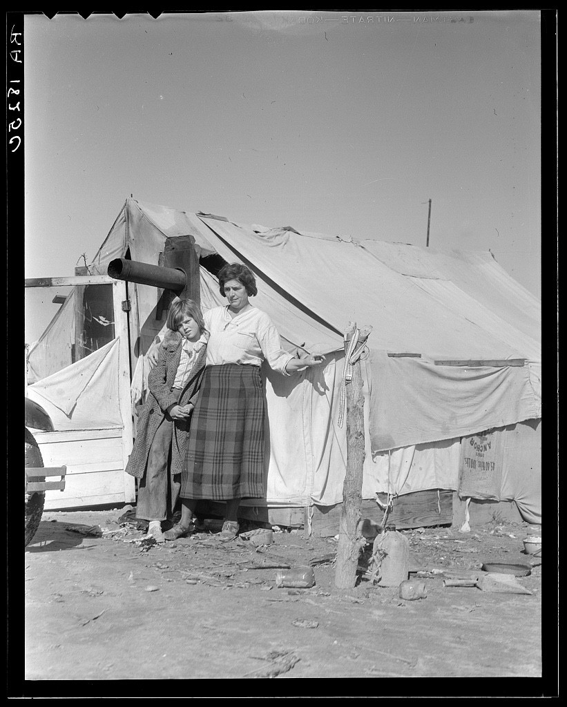 Drought refugees in California by Dorothea Lange (1895-1965) Drought refugees in California by Dorothea Lange (1895-1965)