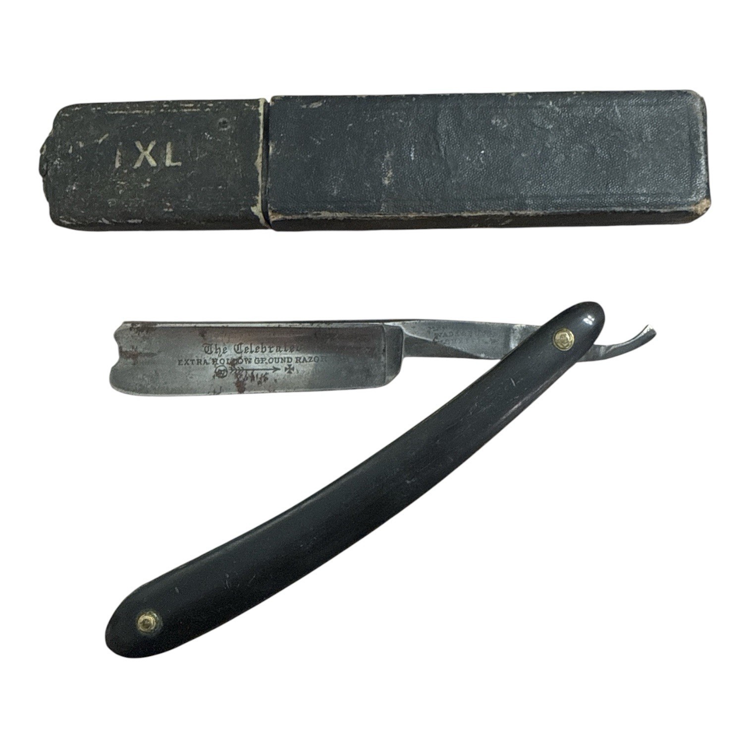 Antique Wade & Butcher The Celebrated Hollow Ground Straight Razor Sheffield Antique Wade & Butcher The Celebrated Hollow Ground Straight Razor Sheffield
