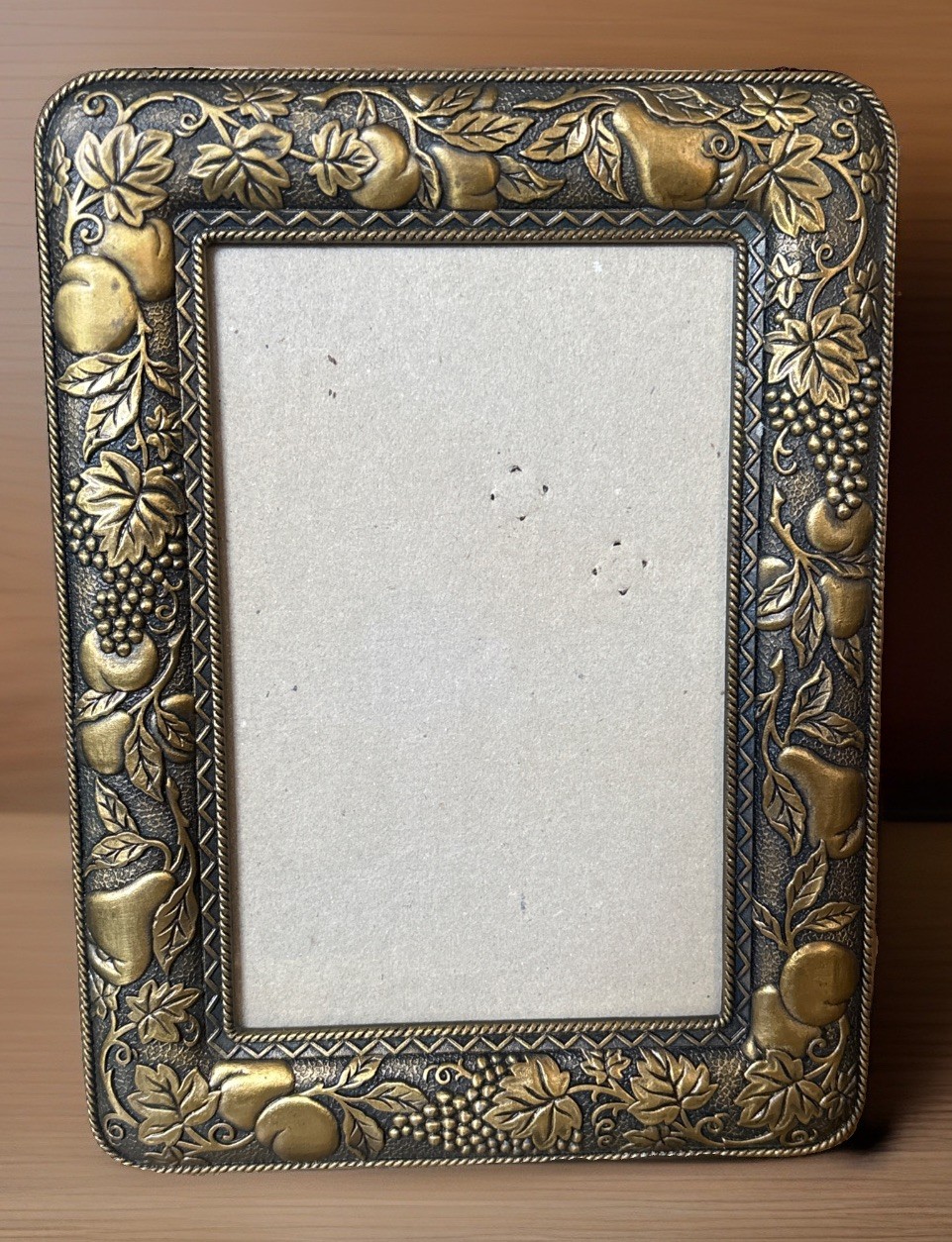 Vintage Hallmark Solid Brass Picture Frame π Grapes Pears π Fruit 5βx7β Heavy Vintage Hallmark Solid Brass Picture Frame π Grapes Pears π Fruit 5βx7β Heavy