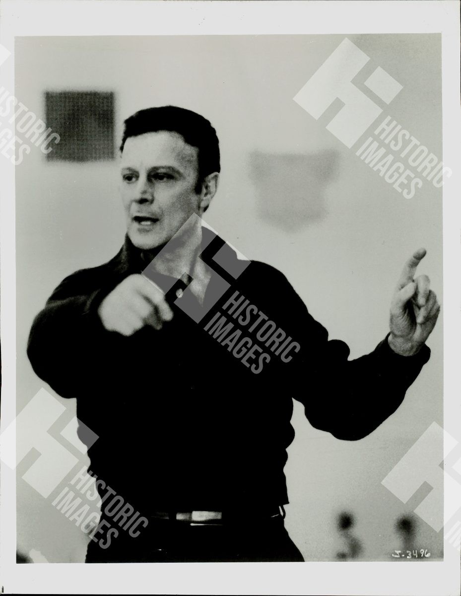 1988 Gerald Arpino captured mid-gesture in a rehearsal space 1988 Gerald Arpino captured mid-gesture in a rehearsal space