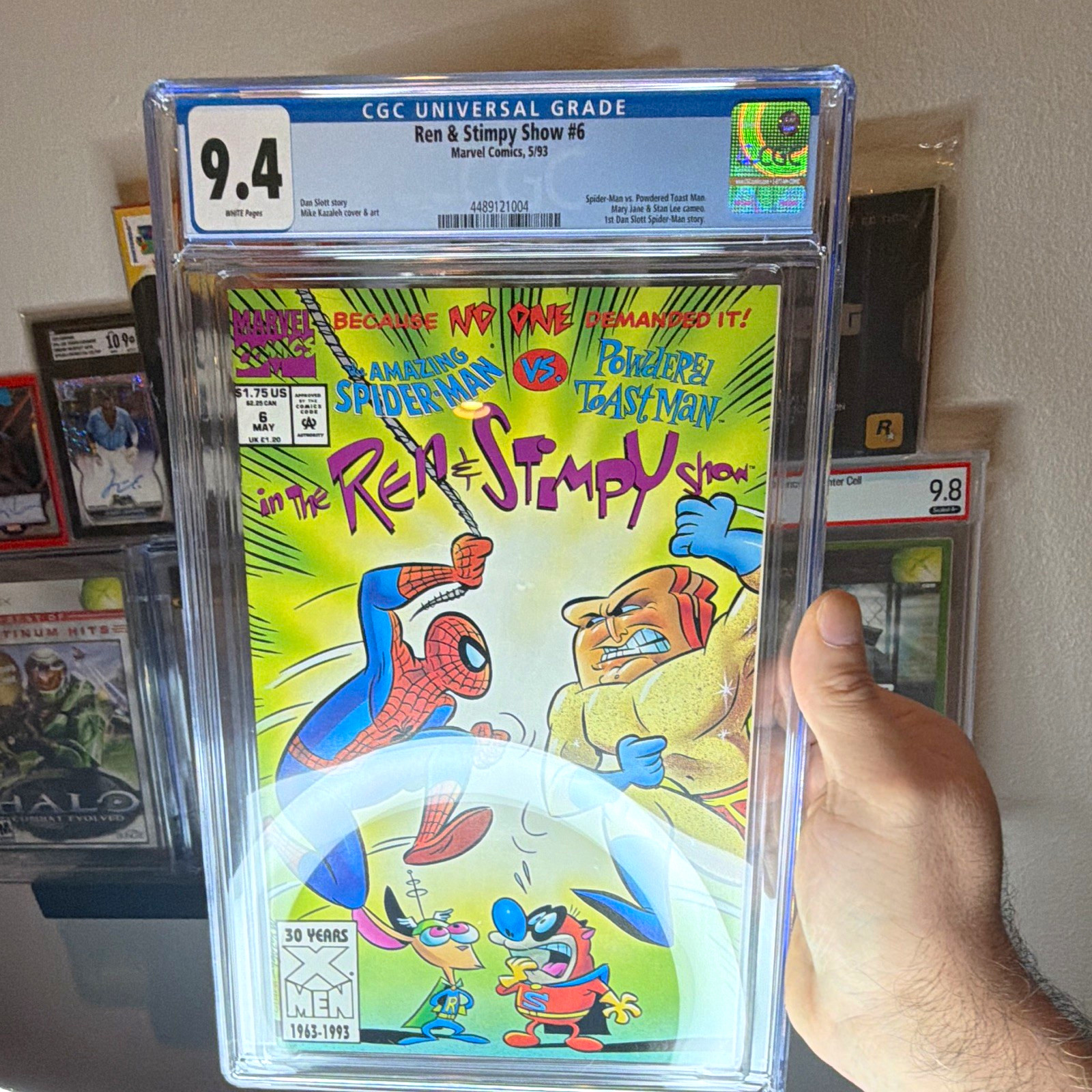 Marvel Comics Ren & Stimpy Show #6 CGC 9.4 Universal Grade 1993 Marvel Comics Ren & Stimpy Show #6 CGC 9.4 Universal Grade 1993