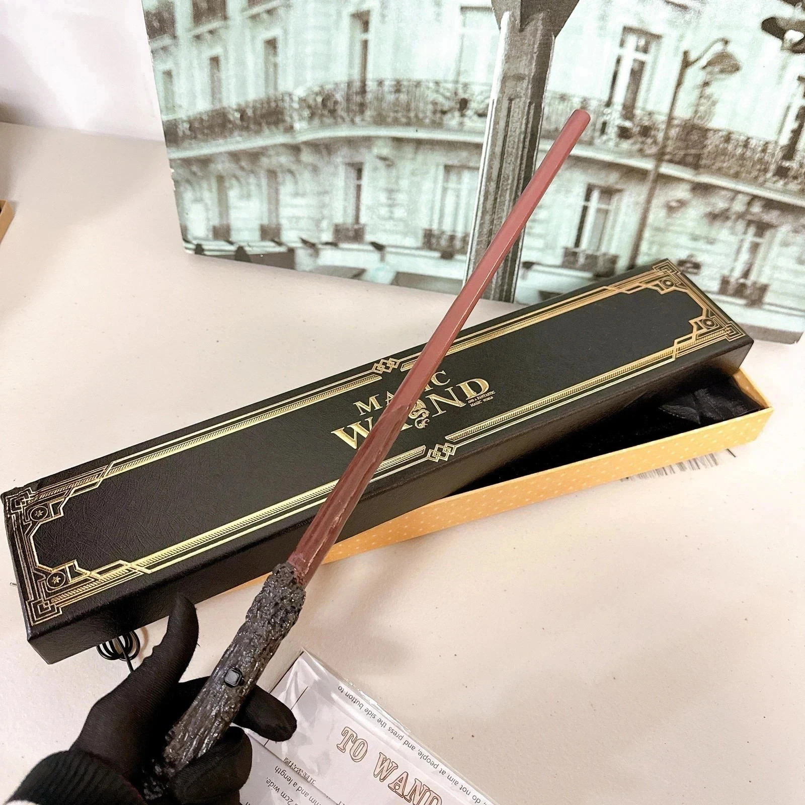 Harry Potter Magic Wand Fire Spitting Wizard Cosplay Prop with Gift Box Harry Potter Magic Wand Fire Spitting Wizard Cosplay Prop with Gift Box