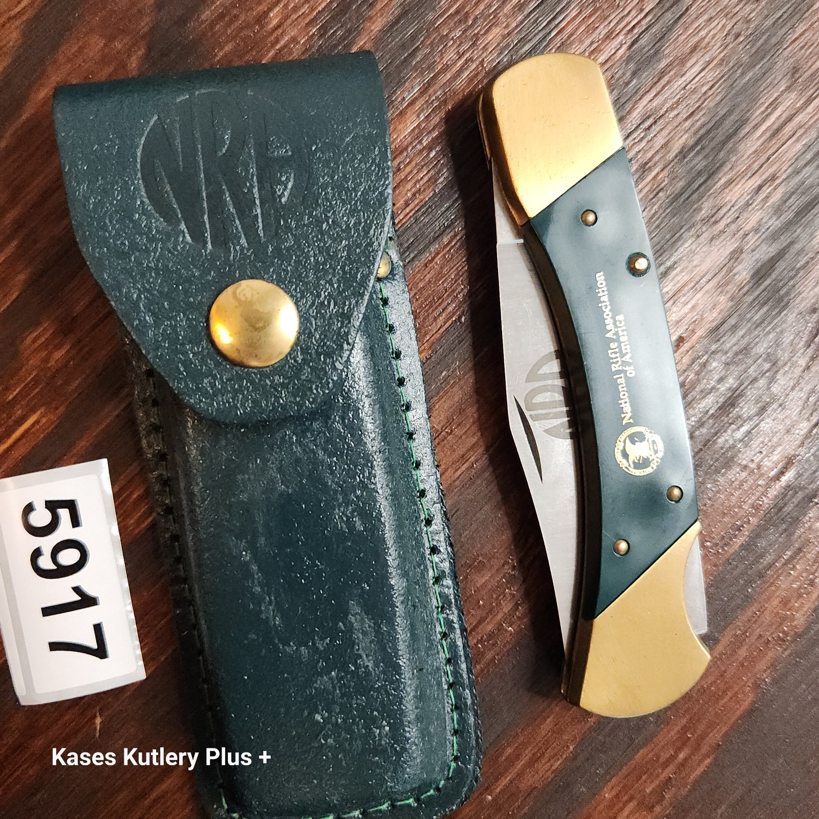 Vintage Coyote Lockback NRA Folding Knife Made In USA By Colonial W/Sheat Vintage Coyote Lockback NRA Folding Knife Made In USA By Colonial W/Sheat