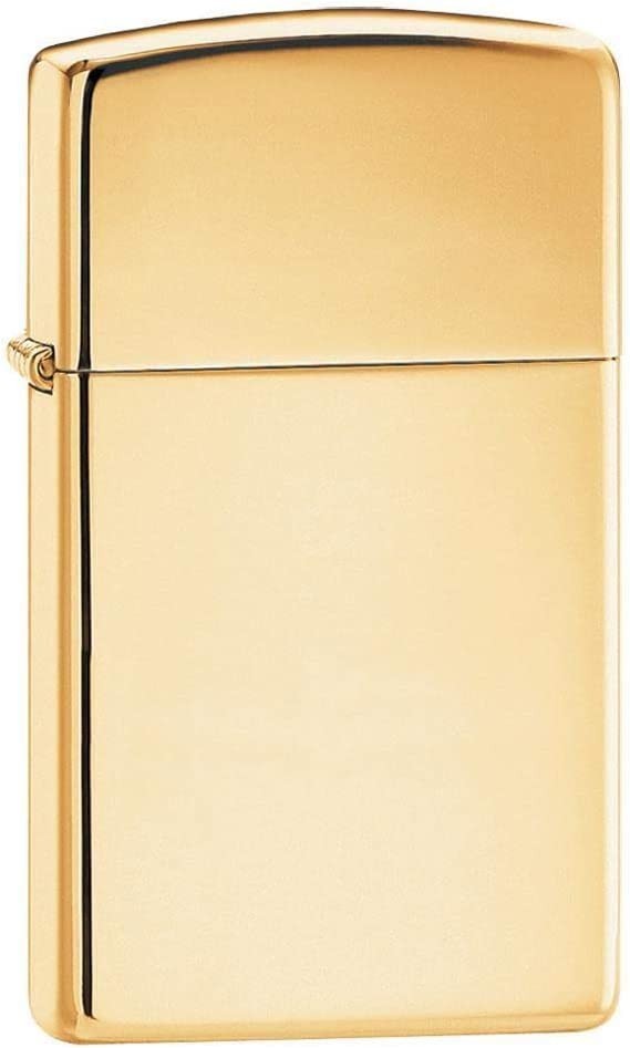 Zippo Slim High Polish Brass 1654B