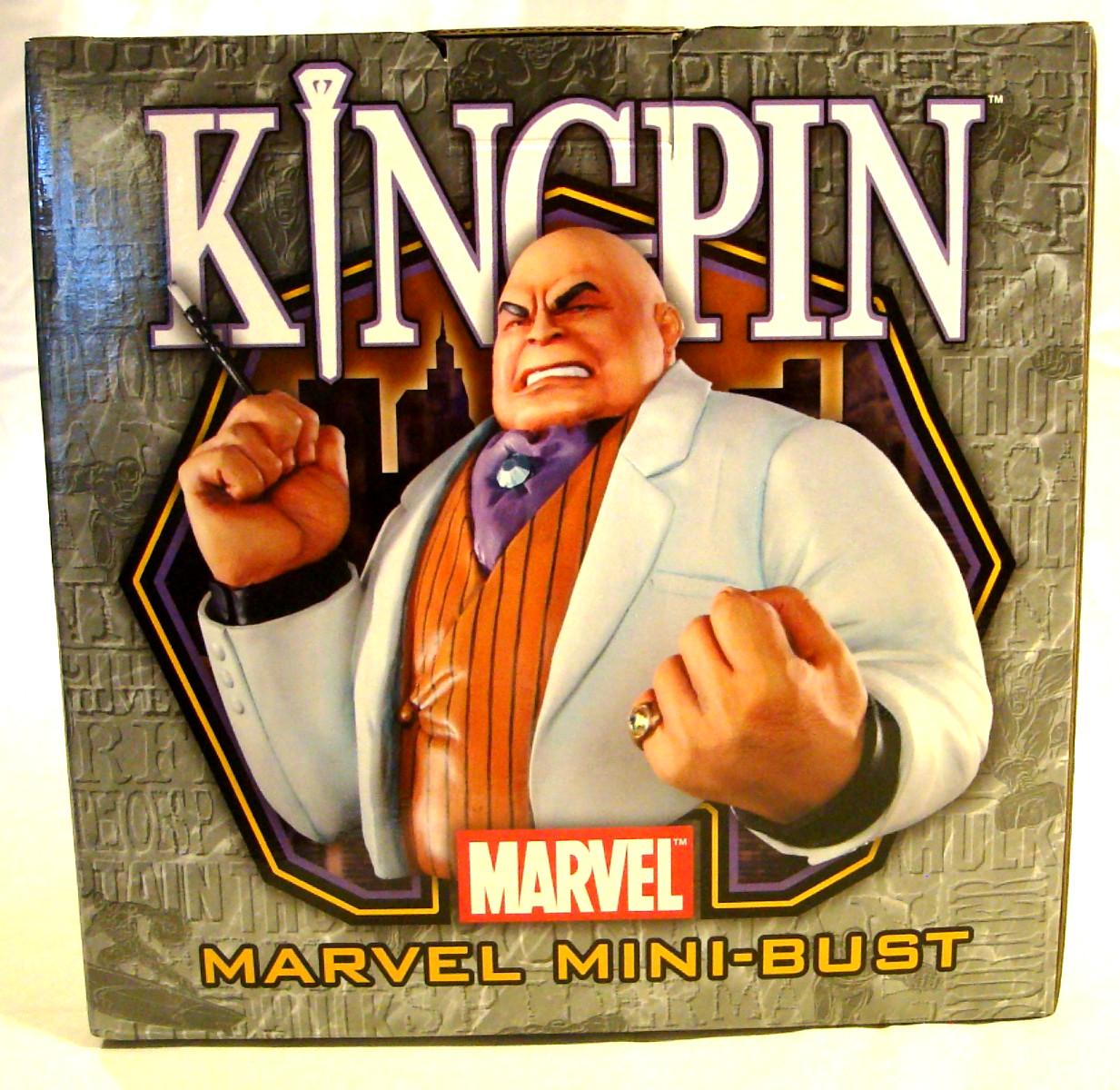 KINGPIN Marvel Mini Bust RANDY BOWEN Limited Edition #2053 Never Displayed NEW KINGPIN Marvel Mini Bust RANDY BOWEN Limited Edition #2053 Never Displayed NEW