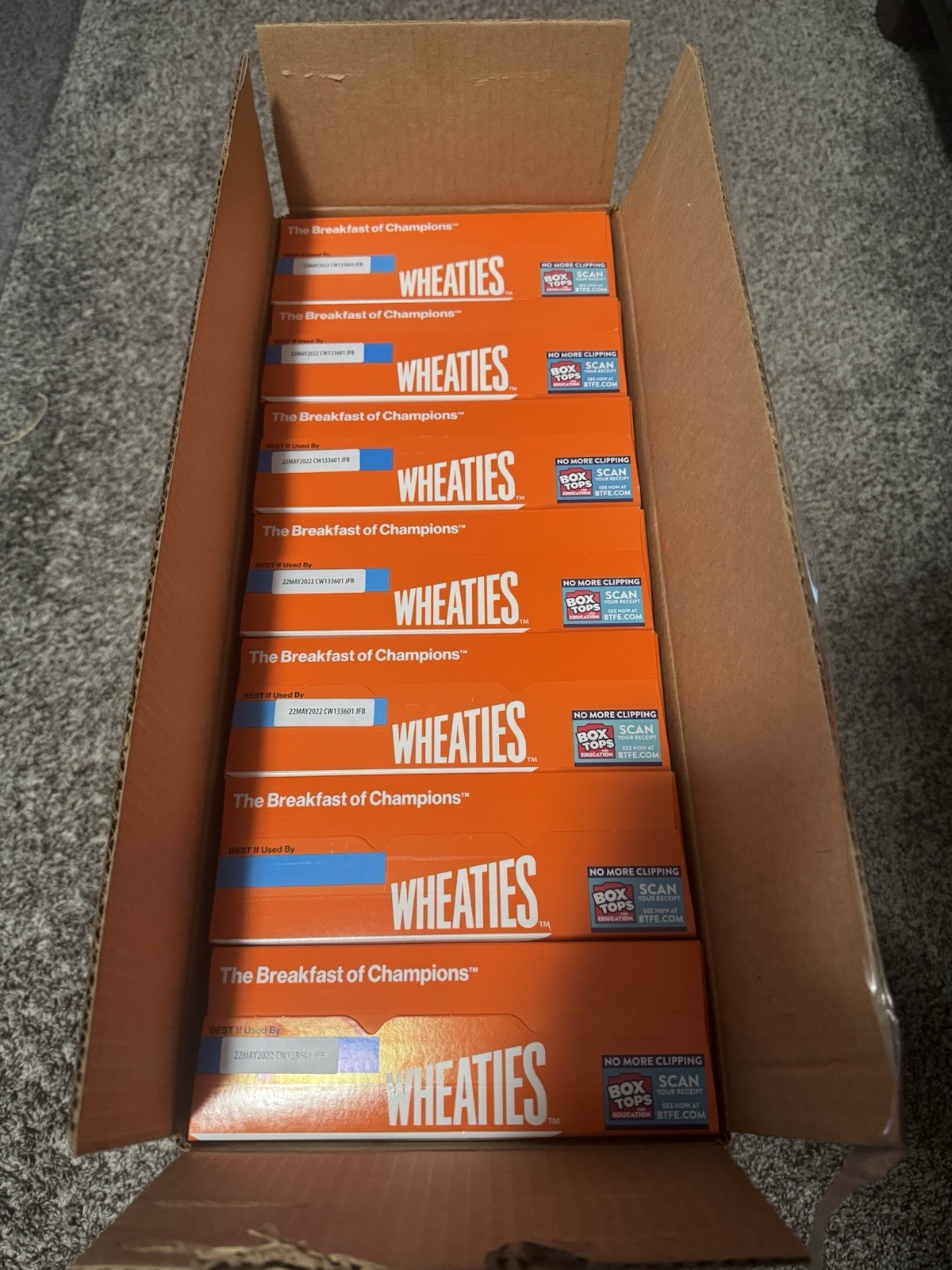 LOT OF 7 - Wheaties Century Collection Gold Box #1 Muhammad Ali LOT OF 7 - Wheaties Century Collection Gold Box #1 Muhammad Ali