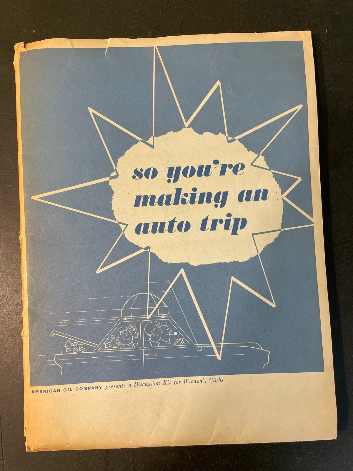 Vintage 1960s Standard American Oil Travel Trip Expense Presentation Kit Planner Vintage 1960s Standard American Oil Travel Trip Expense Presentation Kit Planner