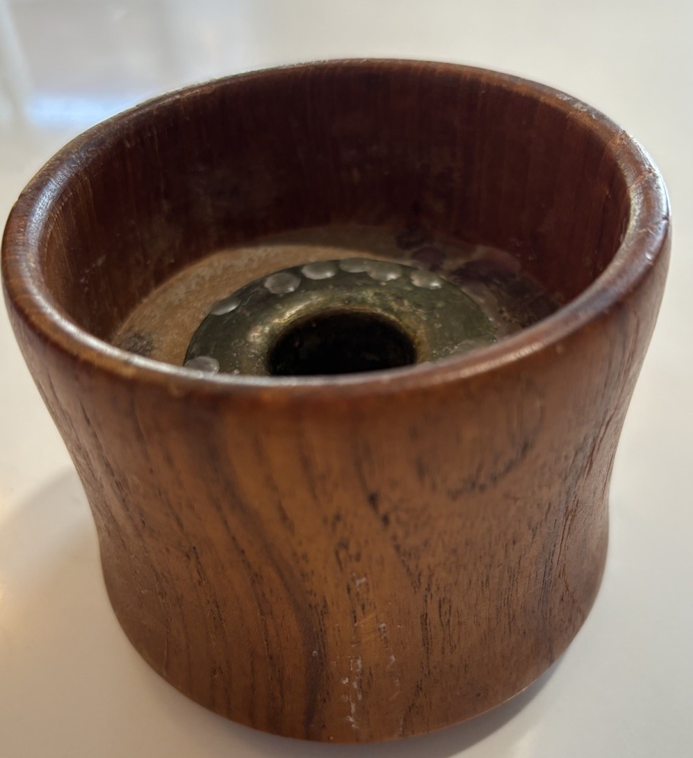 Thailand Vintage MCM Dolphin Genuine Teakwood Candle Holder Thailand Vintage MCM Dolphin Genuine Teakwood Candle Holder