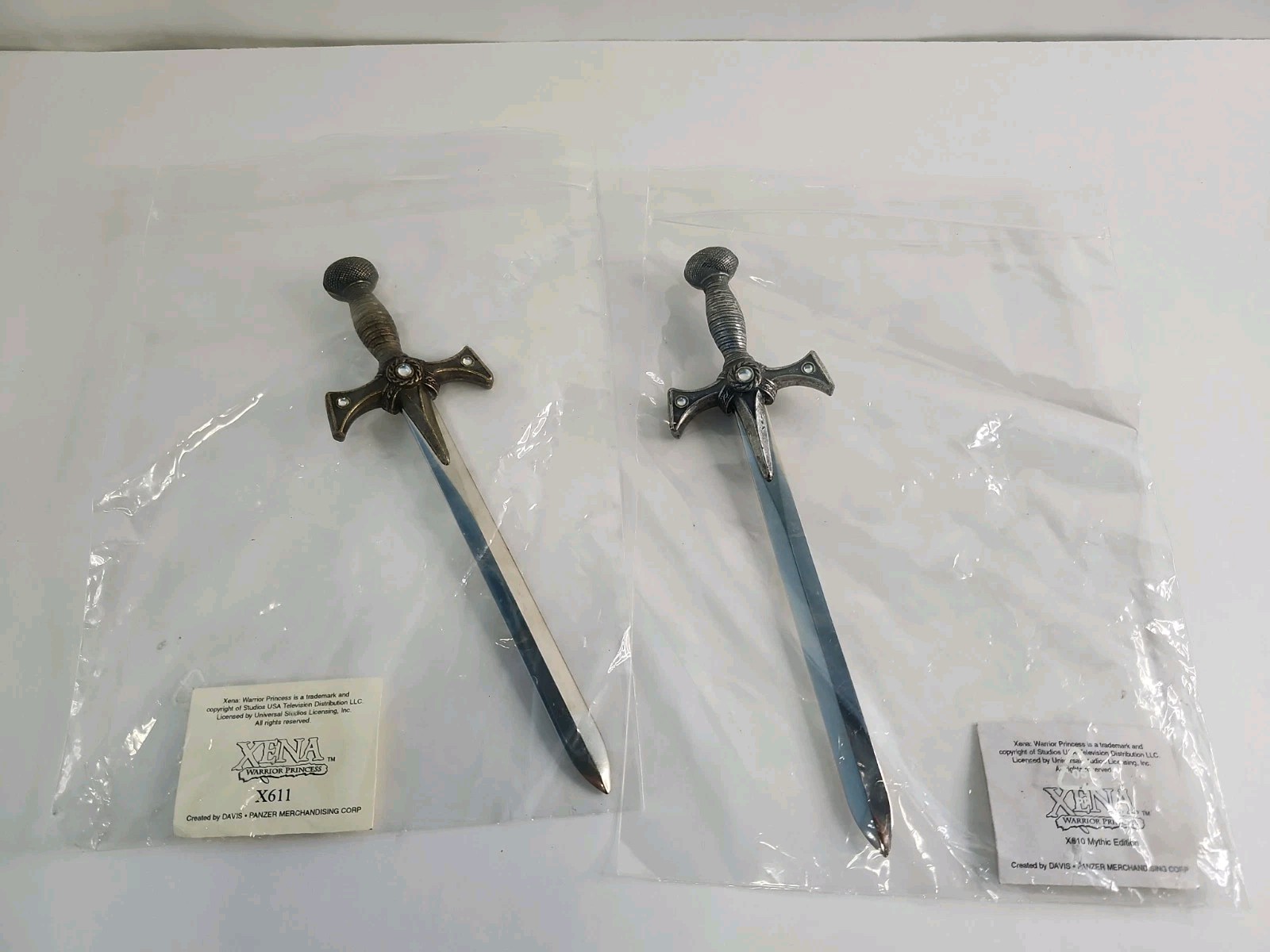Xena Warrior Princess X610 Mystic Ed X611 Mini Sword Lettwr Openers David Panzer