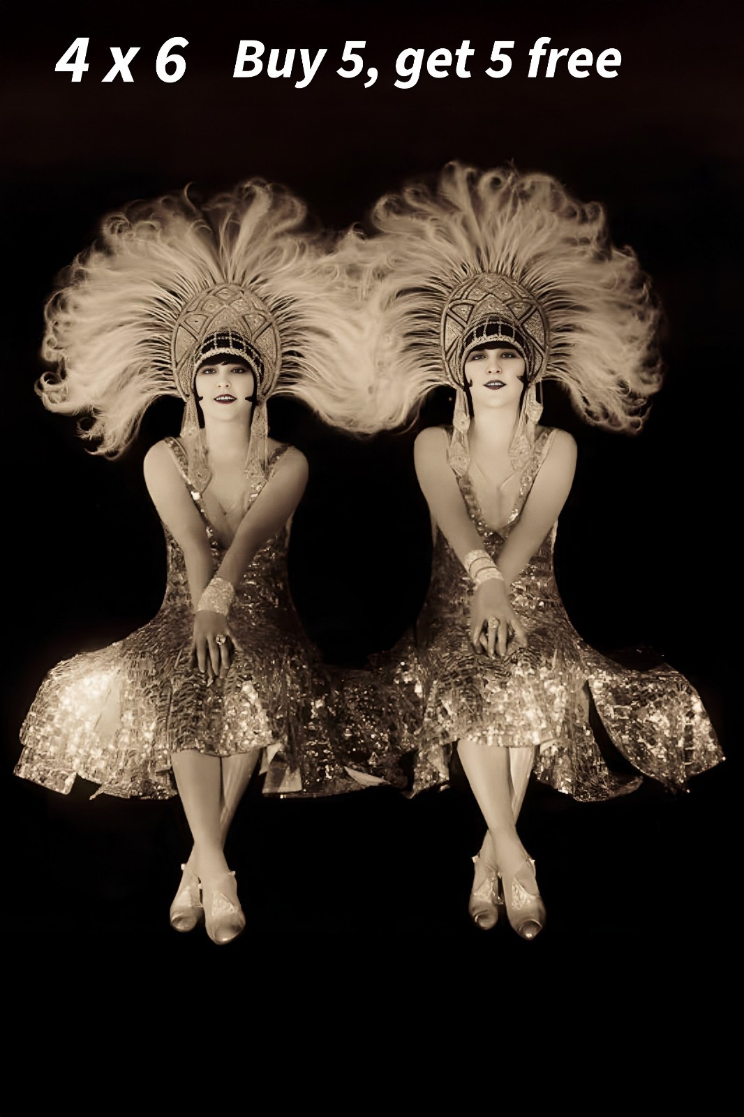 Ziegfeld Follies π 4x6 Photo - 1920s Flapper Era - Vintage Broadway - Stage Pub Ziegfeld Follies π 4x6 Photo - 1920s Flapper Era - Vintage Broadway - Stage Pub