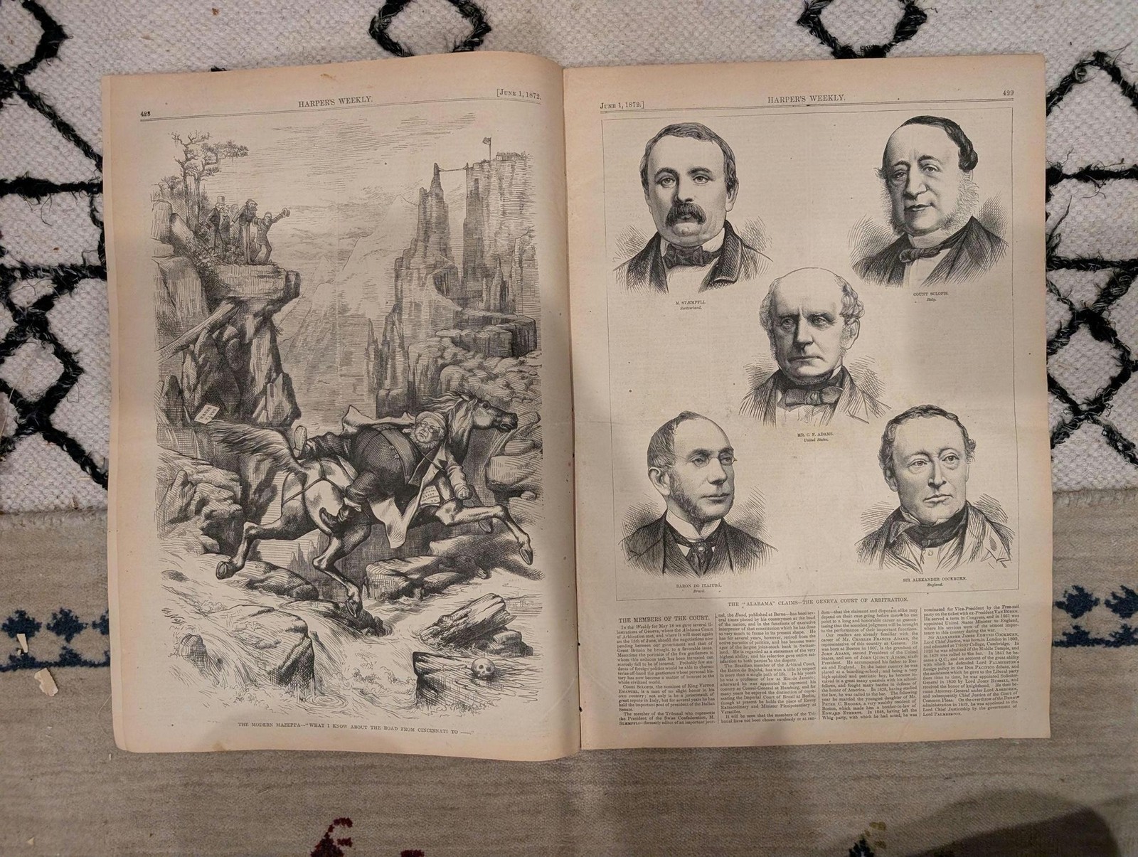 1872 Playing Bocci Rome Harpers Weekly June 01 Thomas Nast Horace Greeley 1872 Playing Bocci Rome Harpers Weekly June 01 Thomas Nast Horace Greeley