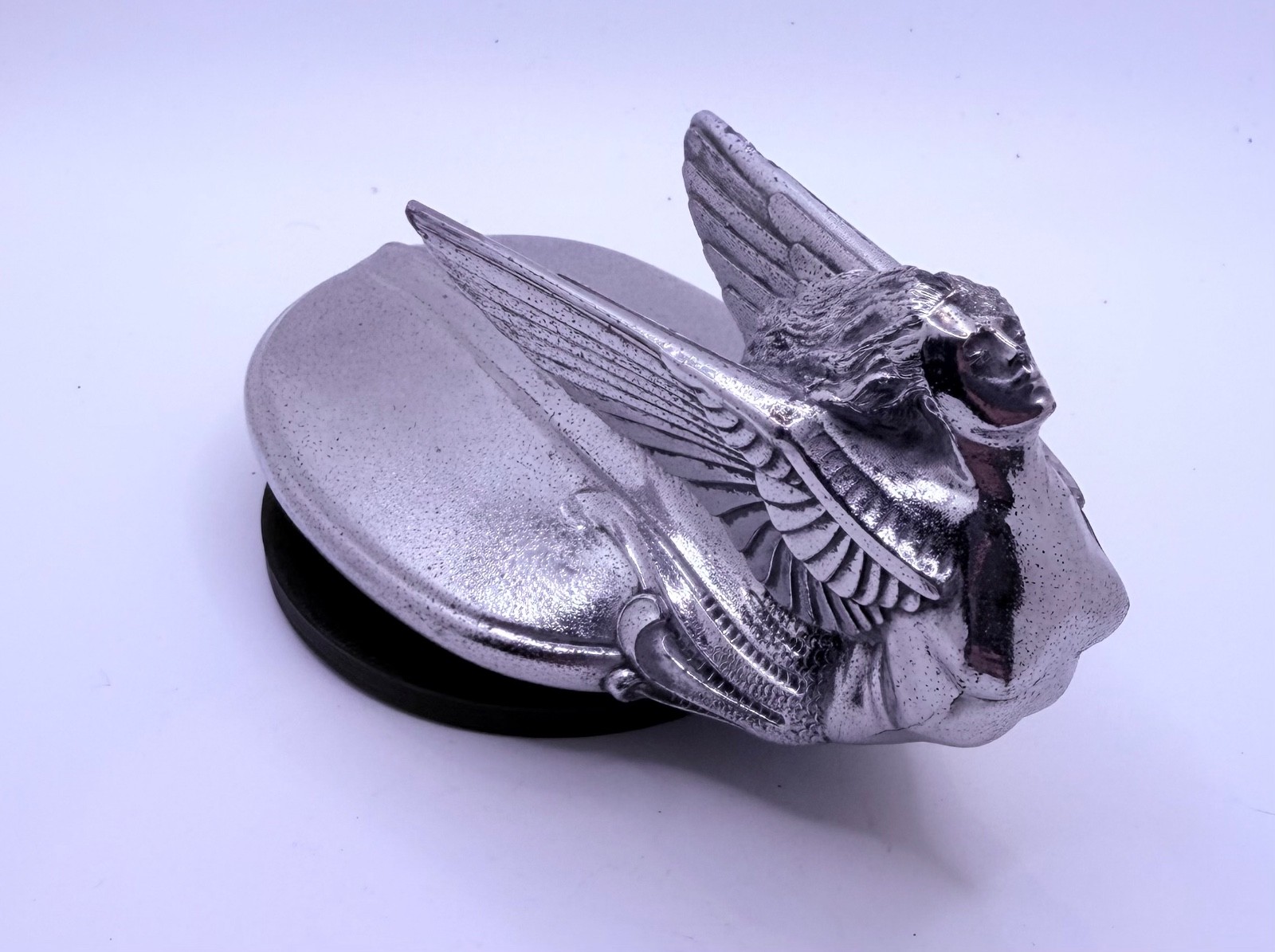 1931-32 Plymouth Winged Mermaid Goddess Radiator Cap Hood Ornament Vintage 1931-32 Plymouth Winged Mermaid Goddess Radiator Cap Hood Ornament Vintage