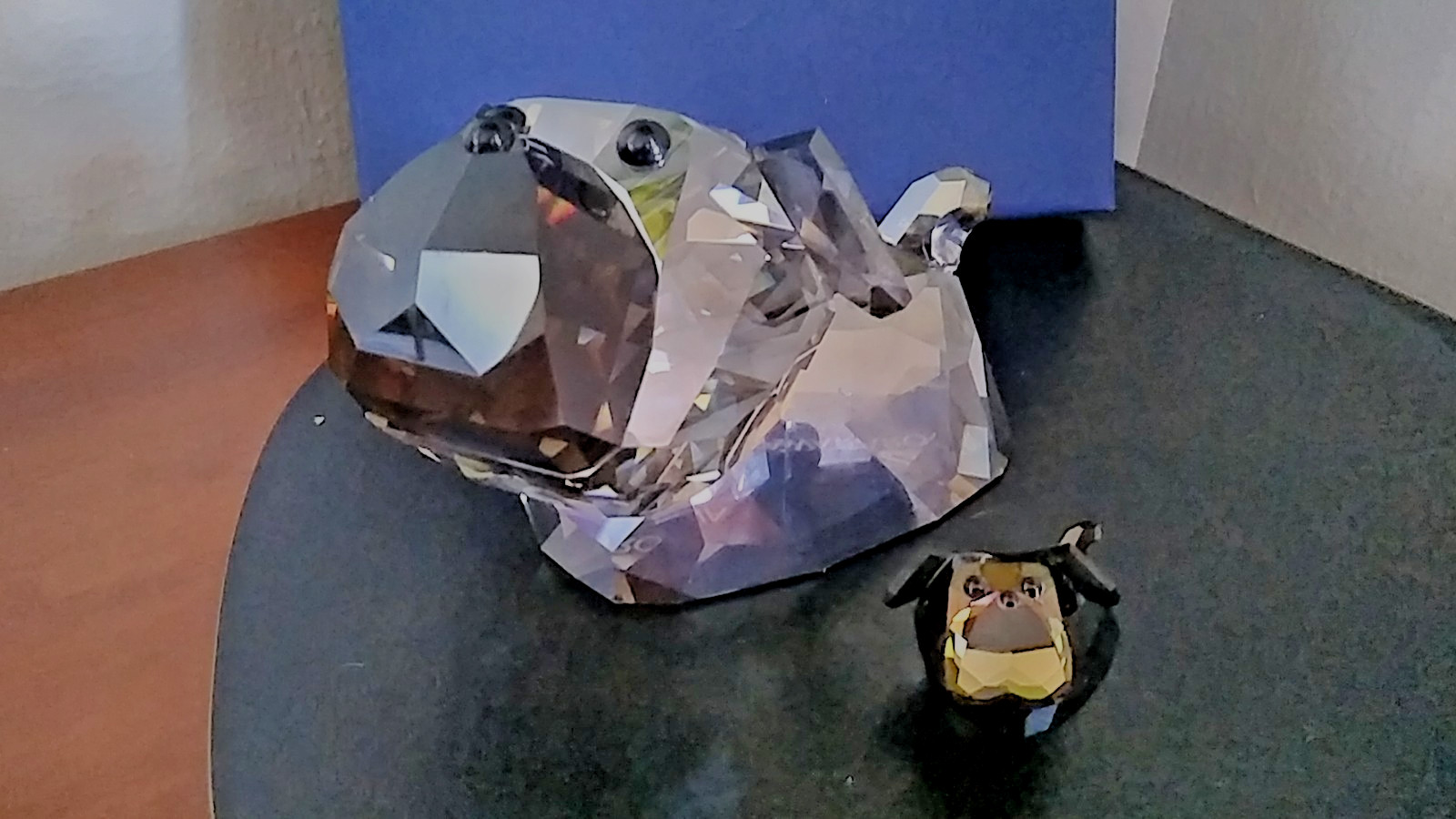 SWAROVSKI Crystal Figurines Set of 2- TOMASO and TOMASINO Dogs Box COA MINT SWAROVSKI Crystal Figurines Set of 2- TOMASO and TOMASINO Dogs Box COA MINT