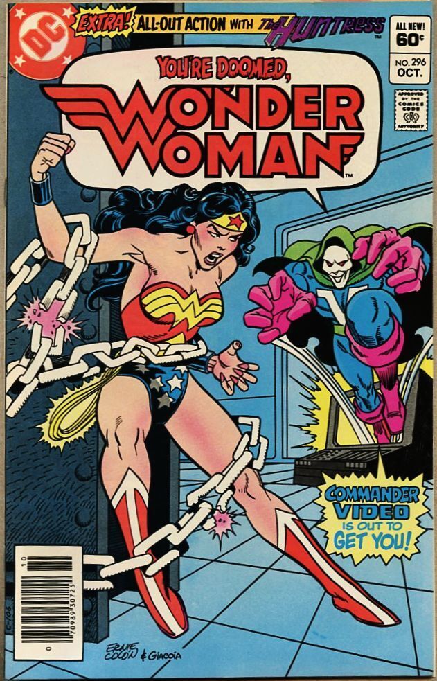 Wonder Woman #296-1982 vf 8.0 Gene Colan Huntress 