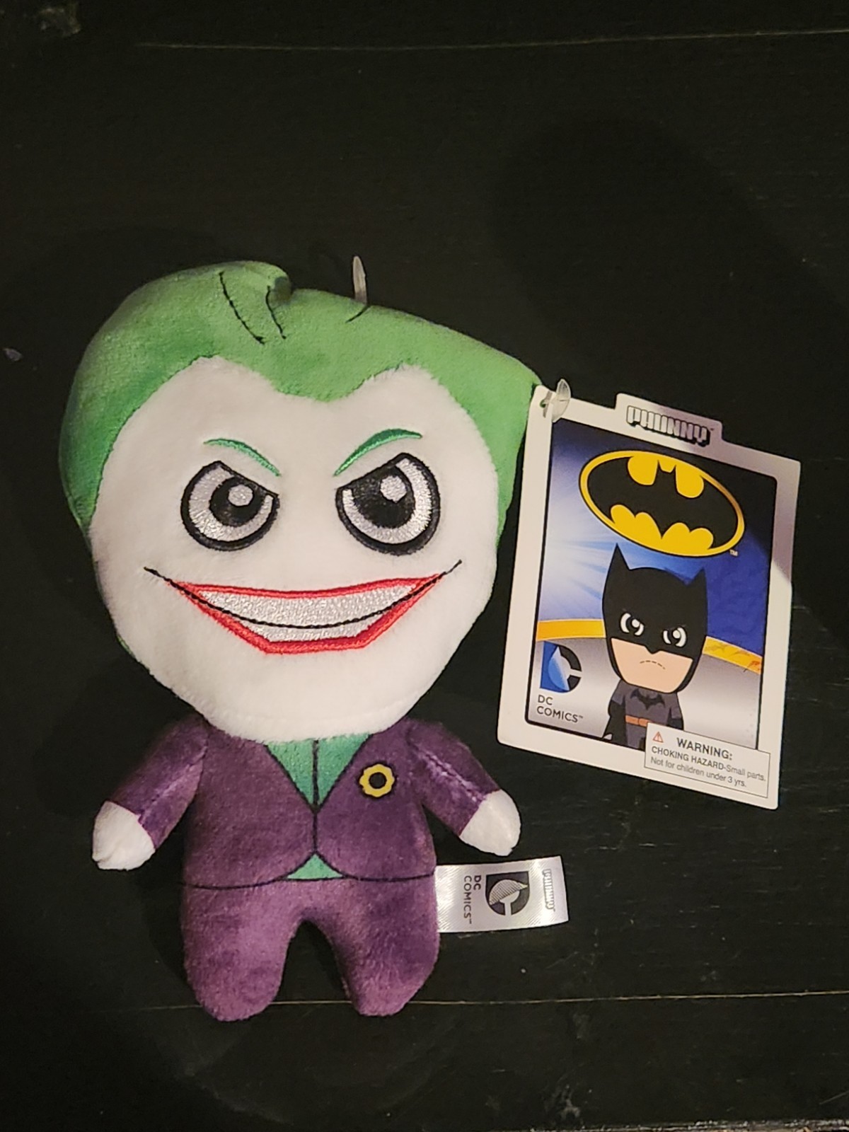 Kidrobot DC Comics Joker Phunny Plush 7" Figure Toy with Tags Attached