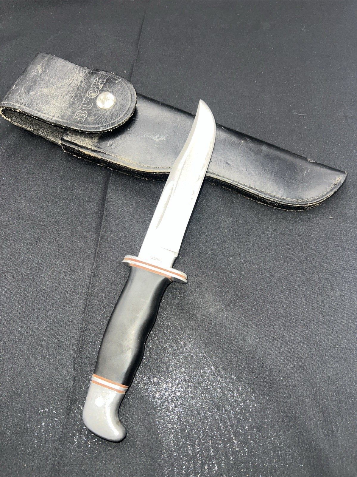 Buck 119 knife One Liner 1961 to 1967 Original Leather Sheath Buck 119 knife One Liner 1961 to 1967 Original Leather Sheath
