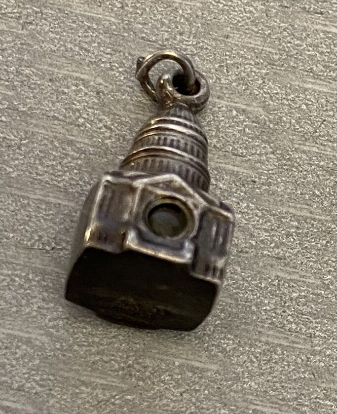 1939 NY Worlds Fair Sterling Silver Stanhope Photo Views 3D Building Charm Pat. 1939 NY Worlds Fair Sterling Silver Stanhope Photo Views 3D Building Charm Pat.