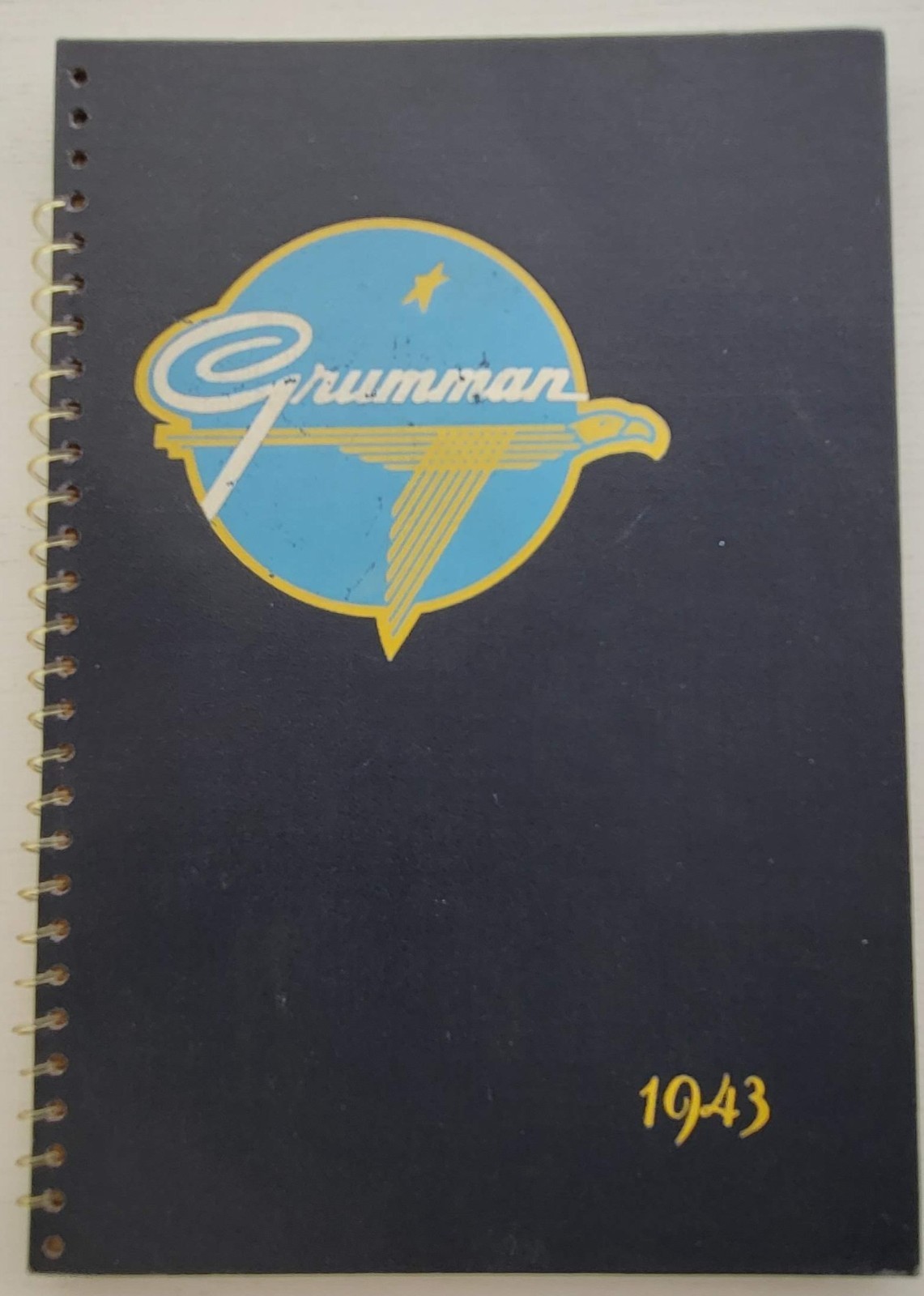 ORIGINAL VINTAGE 1943 WWII GRUMMAN AVIATION AIRCRAFT CALENDAR BOOK ORIGINAL VINTAGE 1943 WWII GRUMMAN AVIATION AIRCRAFT CALENDAR BOOK