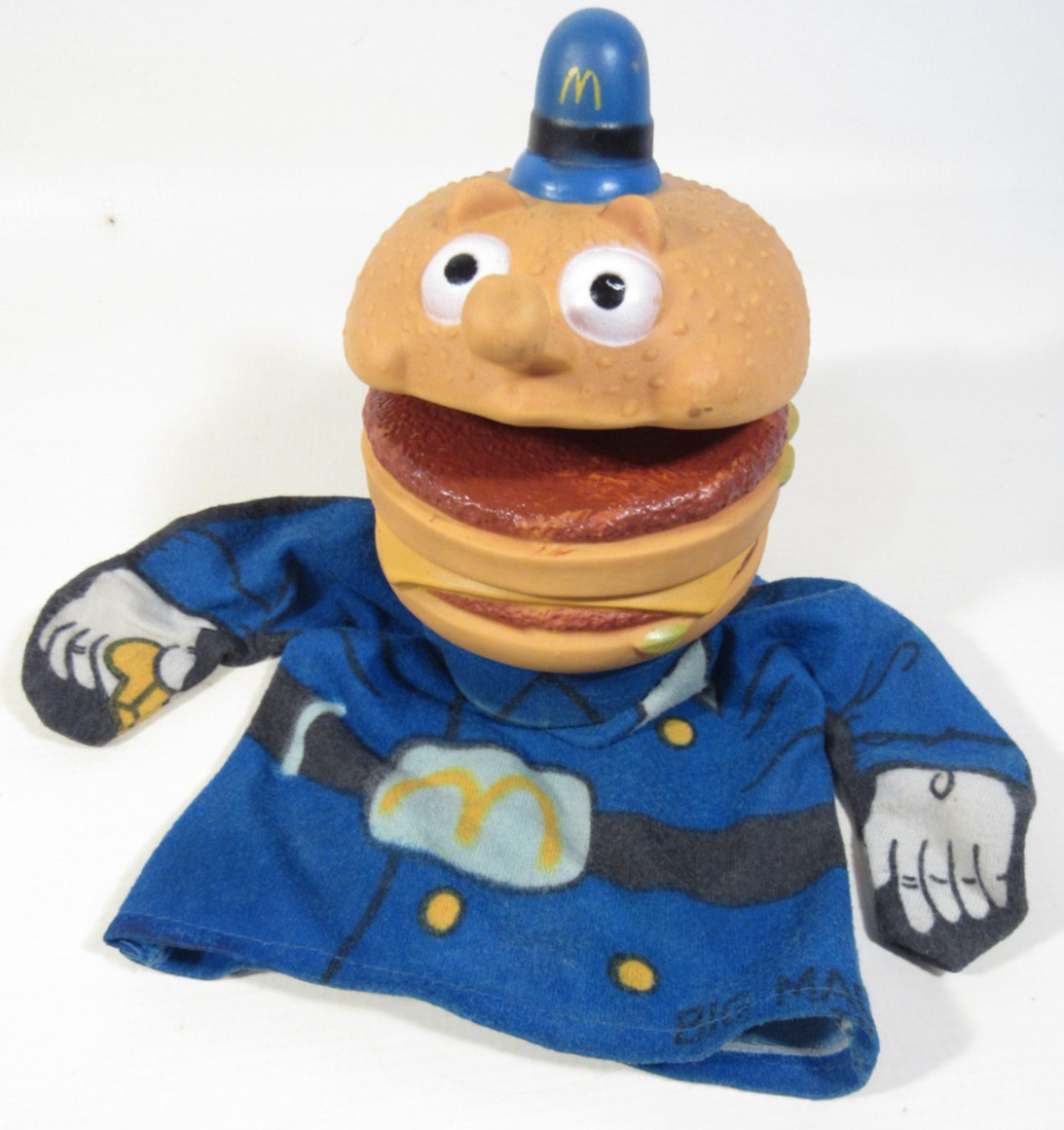 Vintage 1973 McDonald's Police Officer Big Mac Hand Puppet Toy Vintage 1973 McDonald's Police Officer Big Mac Hand Puppet Toy