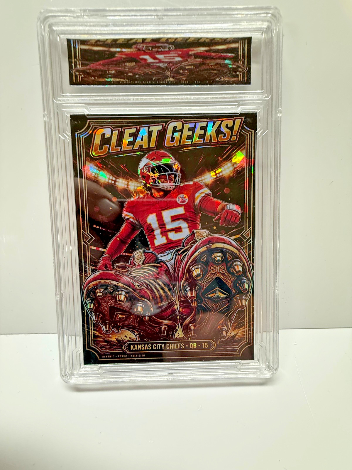 2026 Kansas City Graded SP/500 Cleat Geeks Mahomes Football rc se 2026 Kansas City Graded SP/500 Cleat Geeks Mahomes Football rc se