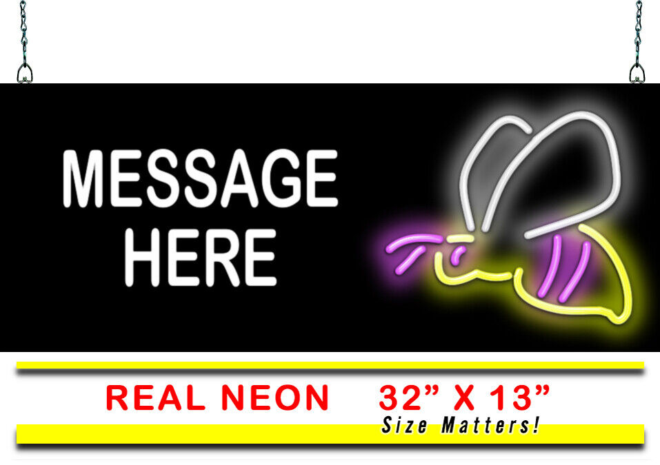 Custom Message Bee Neon Sign | Jantec | 32\