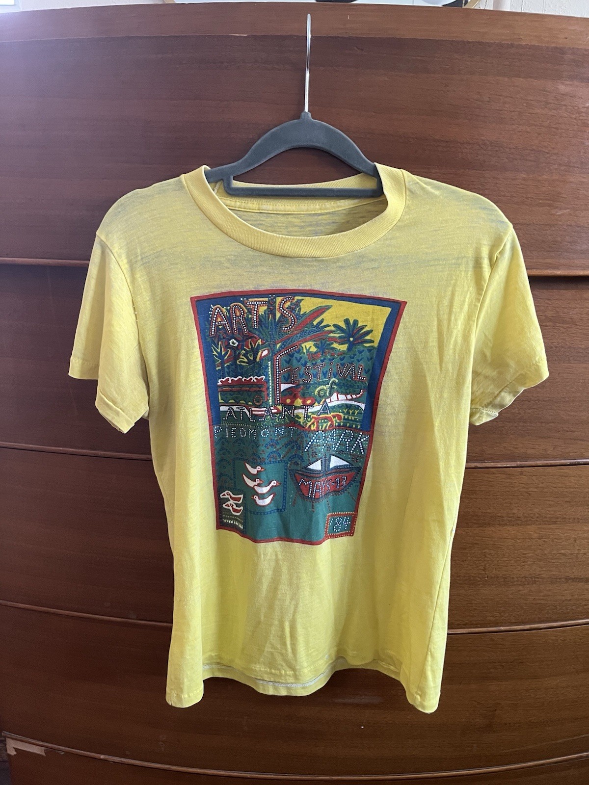 Vintage 1984 Arts Festival Atlanta Piedmont Park Budweiser Sprite T-Shirt S Vintage 1984 Arts Festival Atlanta Piedmont Park Budweiser Sprite T-Shirt S