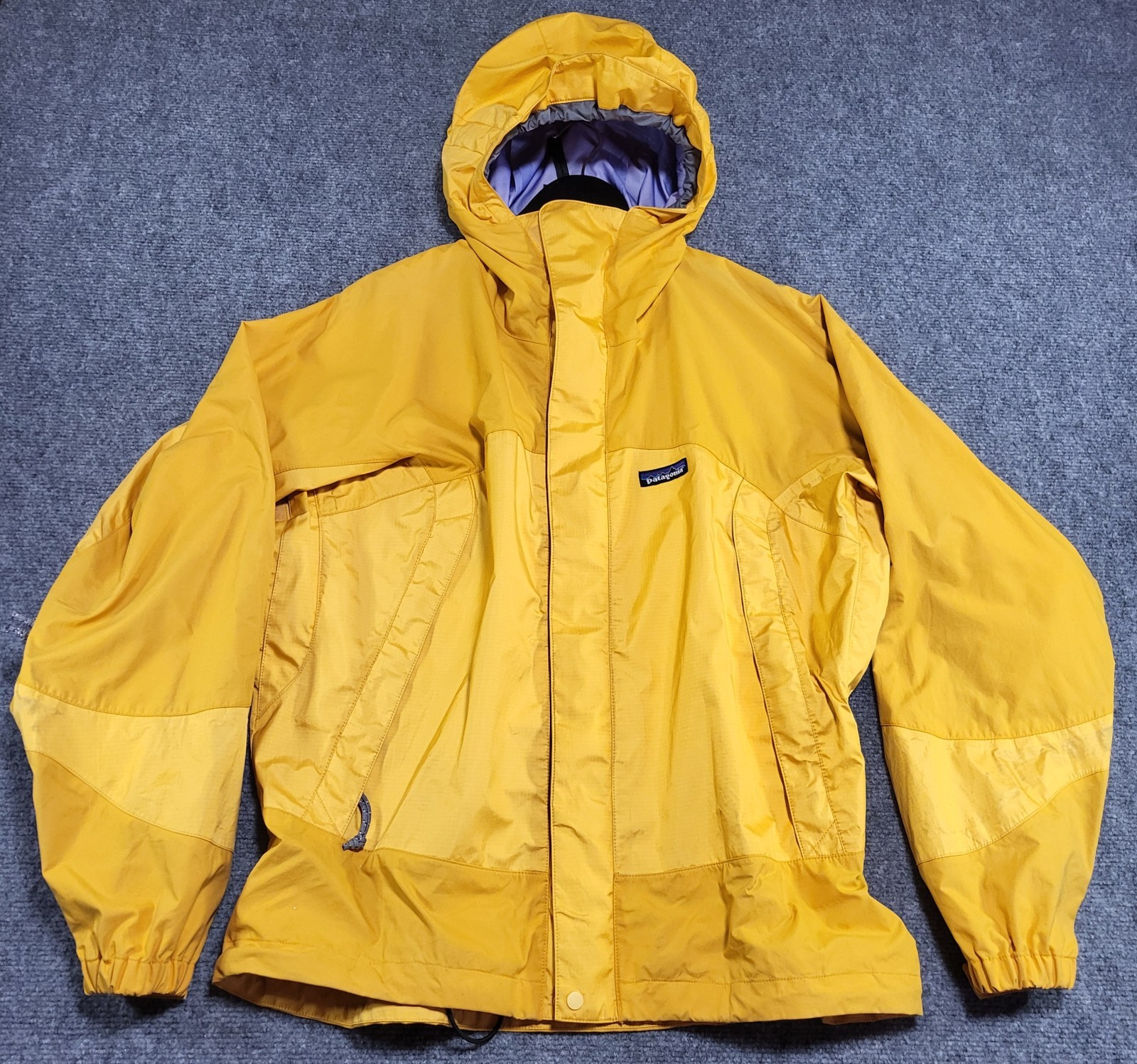 Vtg Patagonia Direct X Techinal Waterproof Hardshell Yellow Jacket Sz Medium Vtg Patagonia Direct X Techinal Waterproof Hardshell Yellow Jacket Sz Medium