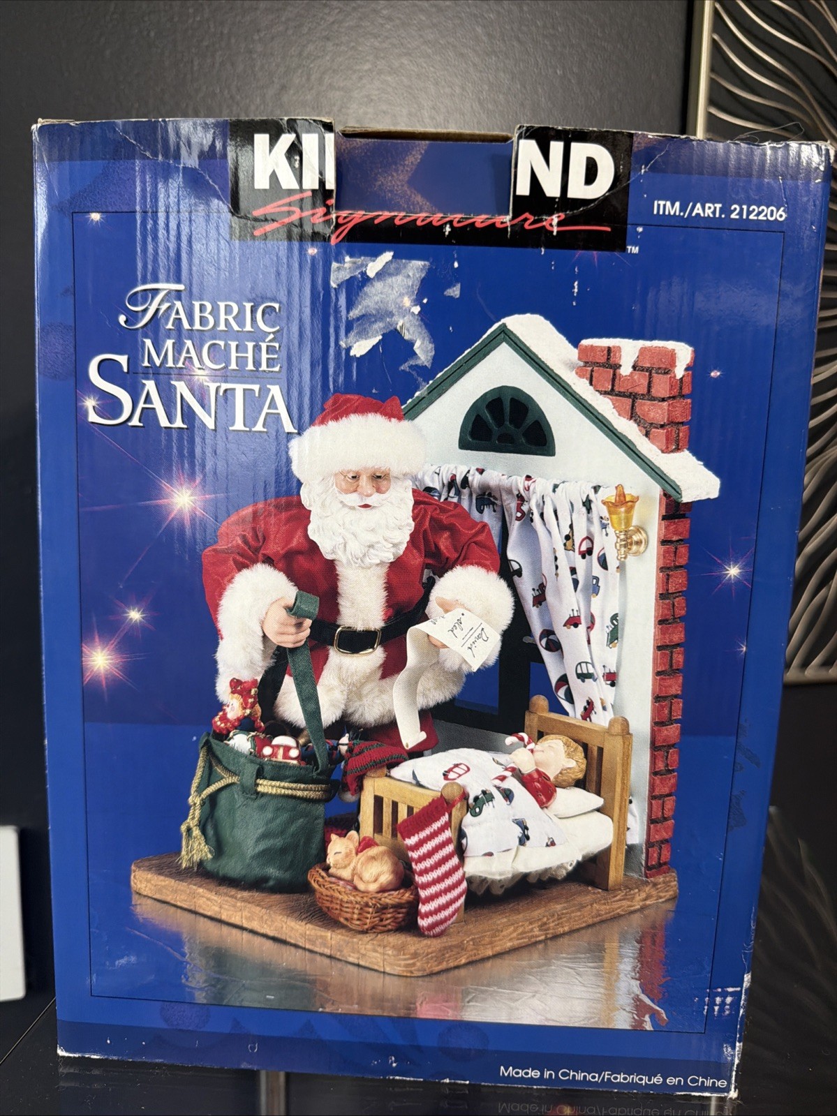 Kirkland Santa Claus Night Before Christmas Scene Holiday Display Figurine Kirkland Santa Claus Night Before Christmas Scene Holiday Display Figurine