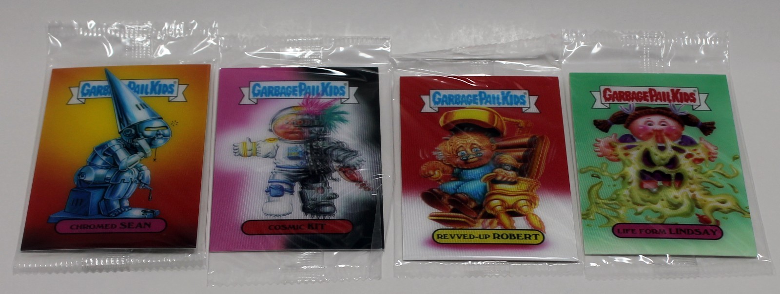 2023 Topps Garbage Pail Kids Mayhem 4-Card Box Topper 3D Collector Morph Set 2023 Topps Garbage Pail Kids Mayhem 4-Card Box Topper 3D Collector Morph Set