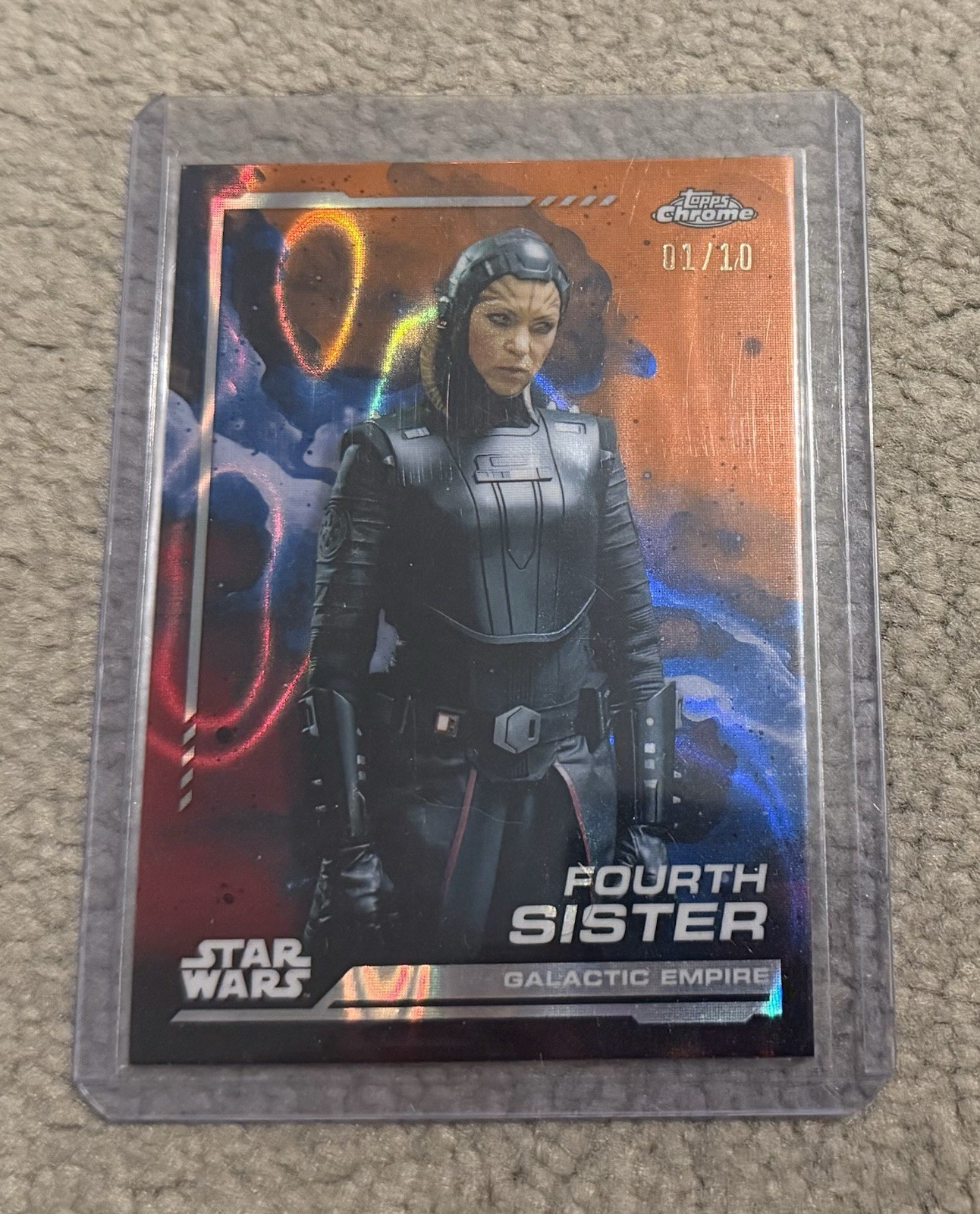 2024 Topps Chrome Star Wars Fourth Sister Alpha 1 of 10 Lava /10