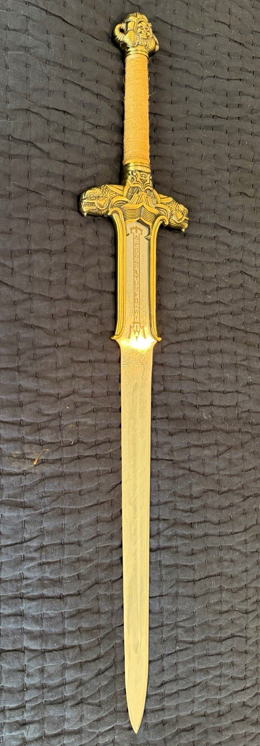 Conan The Barbarian, The Father’s Sword. Fantasy Double-Edge Steel Real Sword. Conan The Barbarian, The Father’s Sword. Fantasy Double-Edge Steel Real Sword.