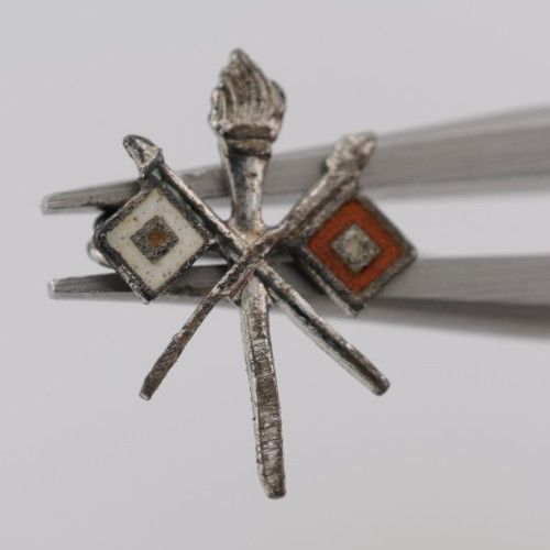 925 STERLING SILVER, US ARMY SIGNAL CORP SWEETHEART, WW2 PIN, 10x13.72mm (HI) 925 STERLING SILVER, US ARMY SIGNAL CORP SWEETHEART, WW2 PIN, 10x13.72mm (HI)